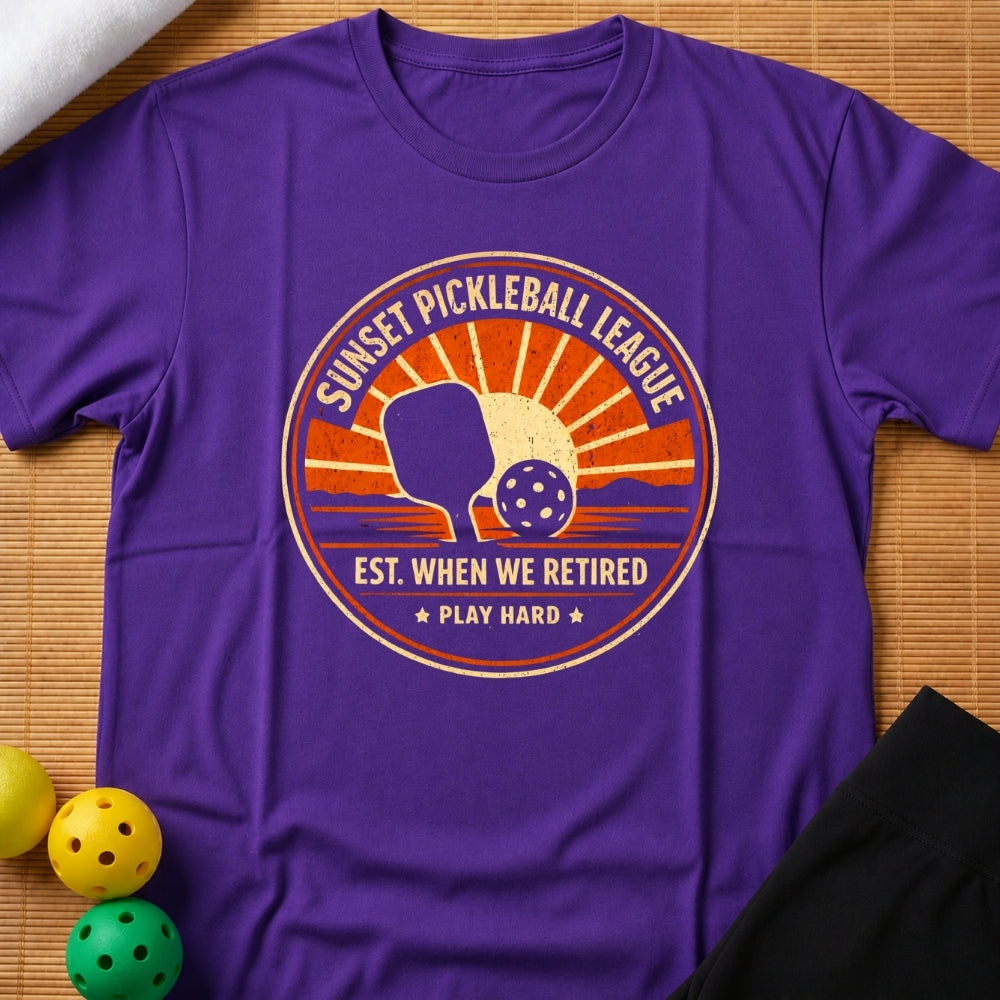 Sunset Pickleball League Shirt