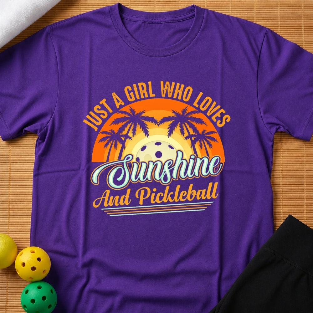 Sunshine & Pickleball T-Shirt
