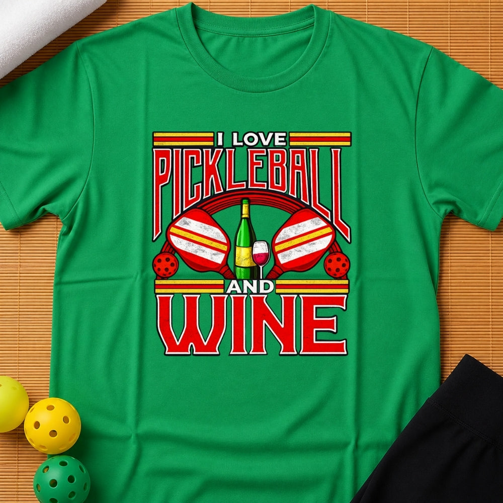 Pickleball Wine T-Shirt