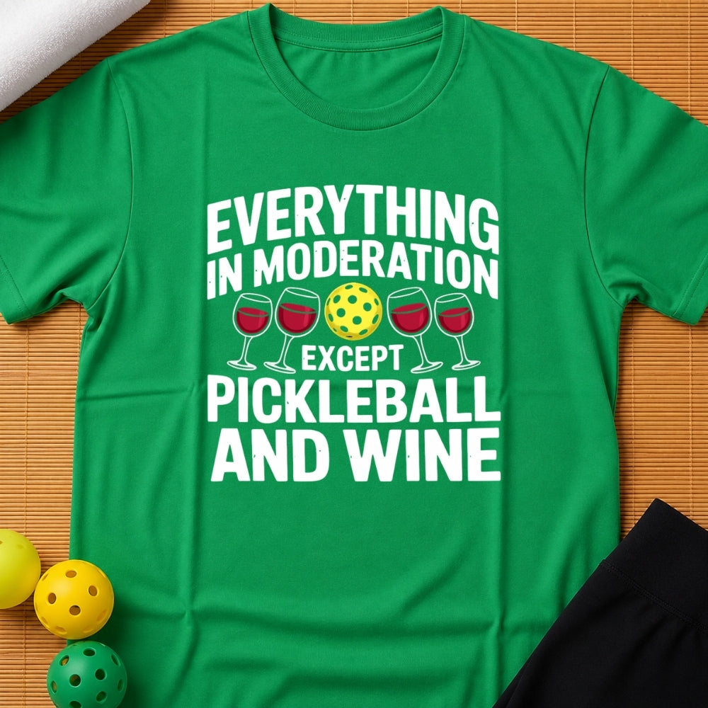 Wine & Pickleball T-Shirt