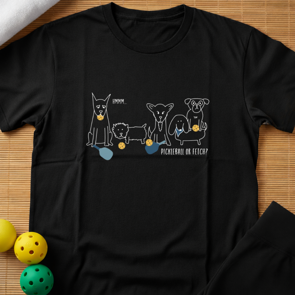 Dogs Pickleball T-Shirt