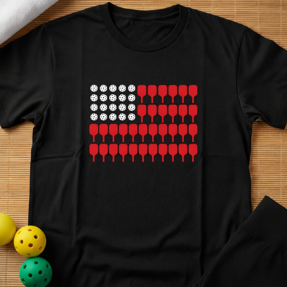 Pickleball Flag T-Shirt