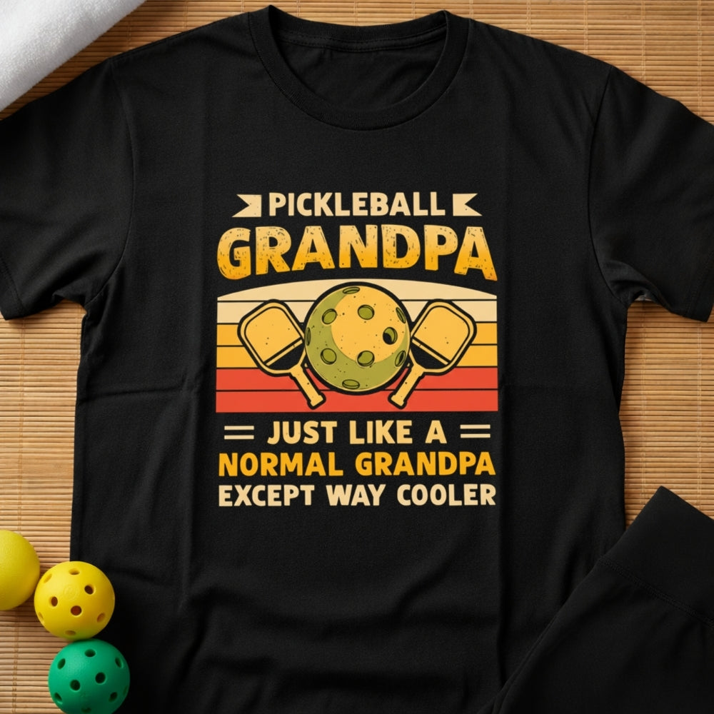 Cool Pickleball Grandpa T-Shirt