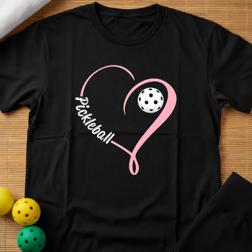 Pickleball Heart T-Shirt