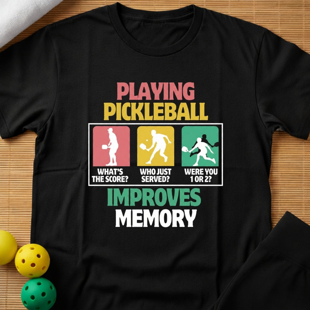 Improves Memory Pickleball T-Shirt