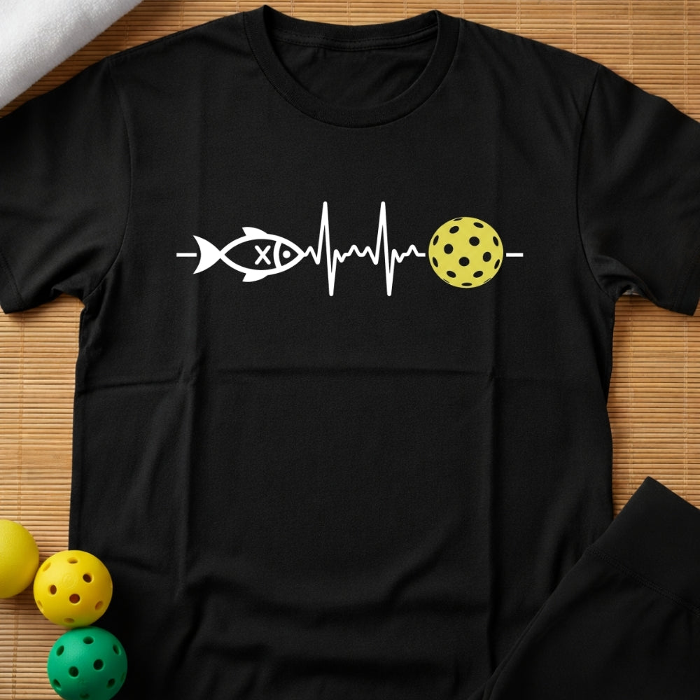 Pickleball Heartbeat T-Shirt