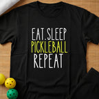 Eat Sleep Pickleball Repeat T-Shirt