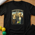 American Pickleball Gothic T-Shirt
