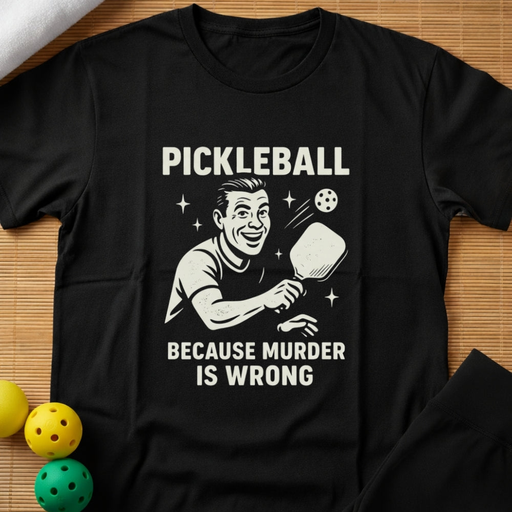 Funny Murder Is Wrong T-Shirt