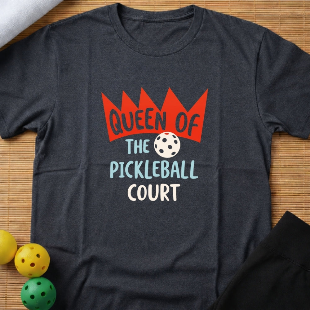 Funny Women's Queen Of Pickleball T-Shirt