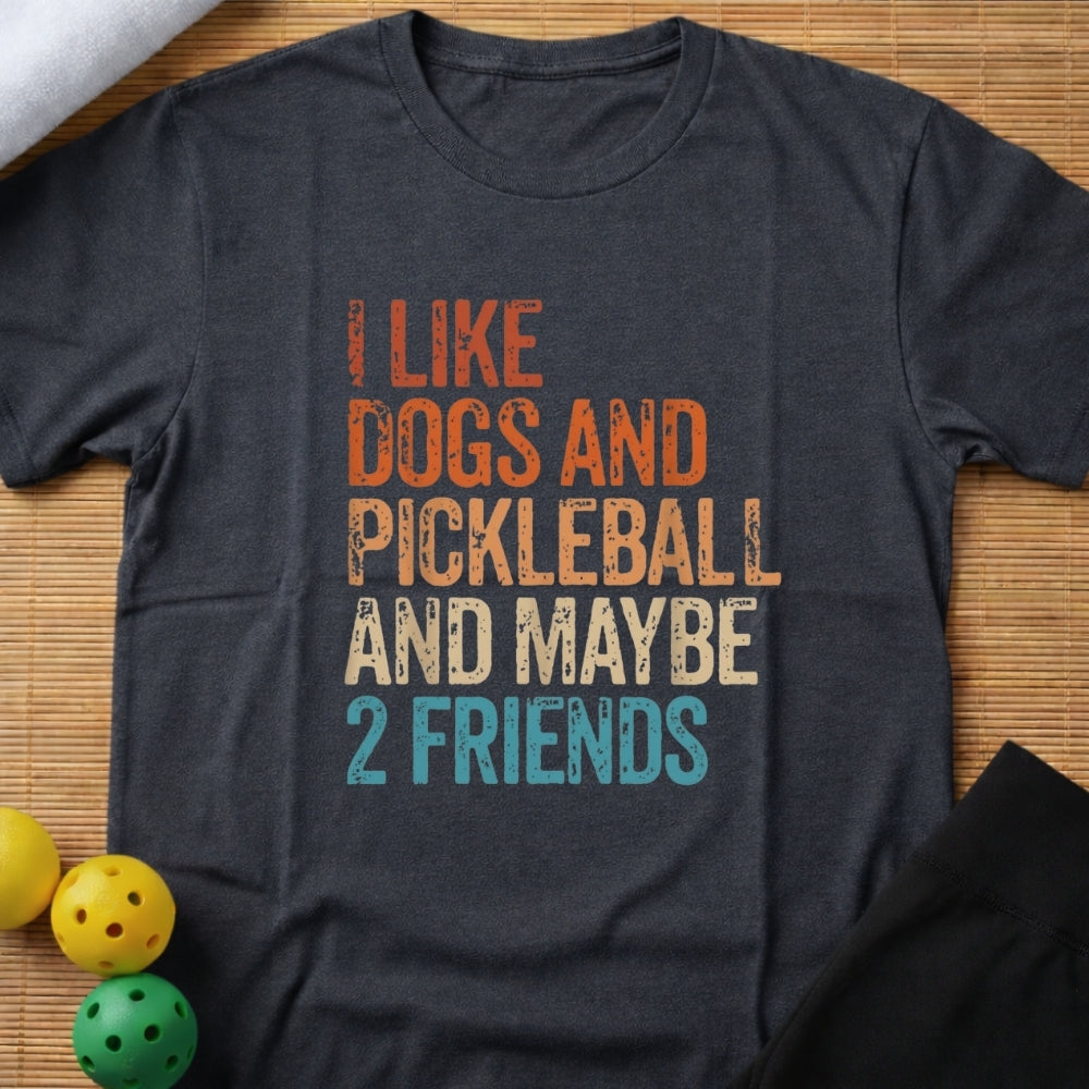 I Like Dogs Pickleball And Maybe 2 Friends