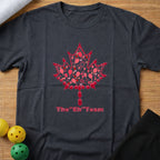 Canadian Maple Leaf Pickleball T-Shirt