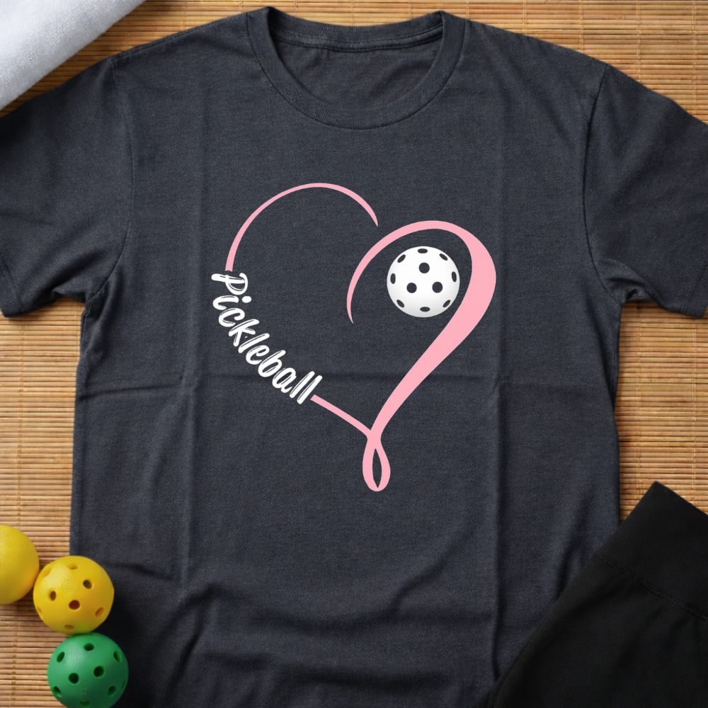 Pickleball Heart T-Shirt