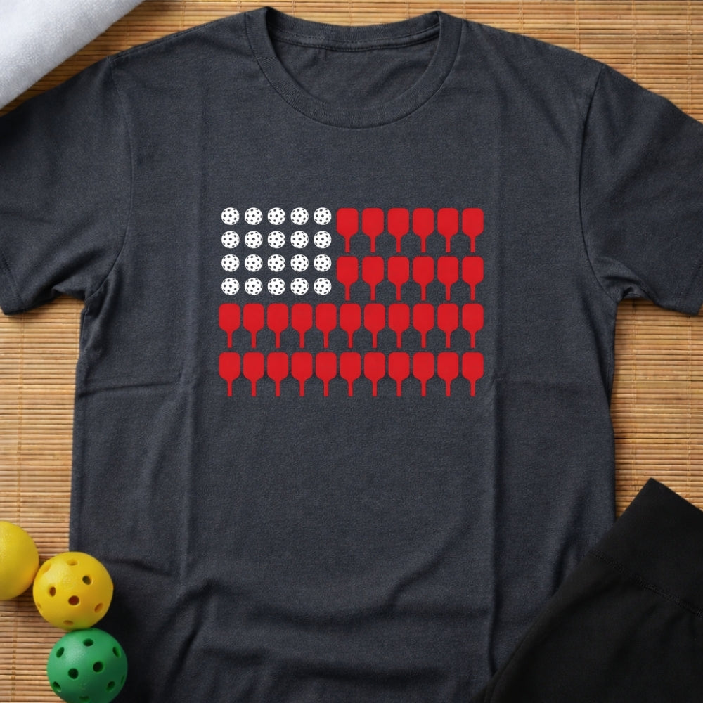 Pickleball Flag T-Shirt