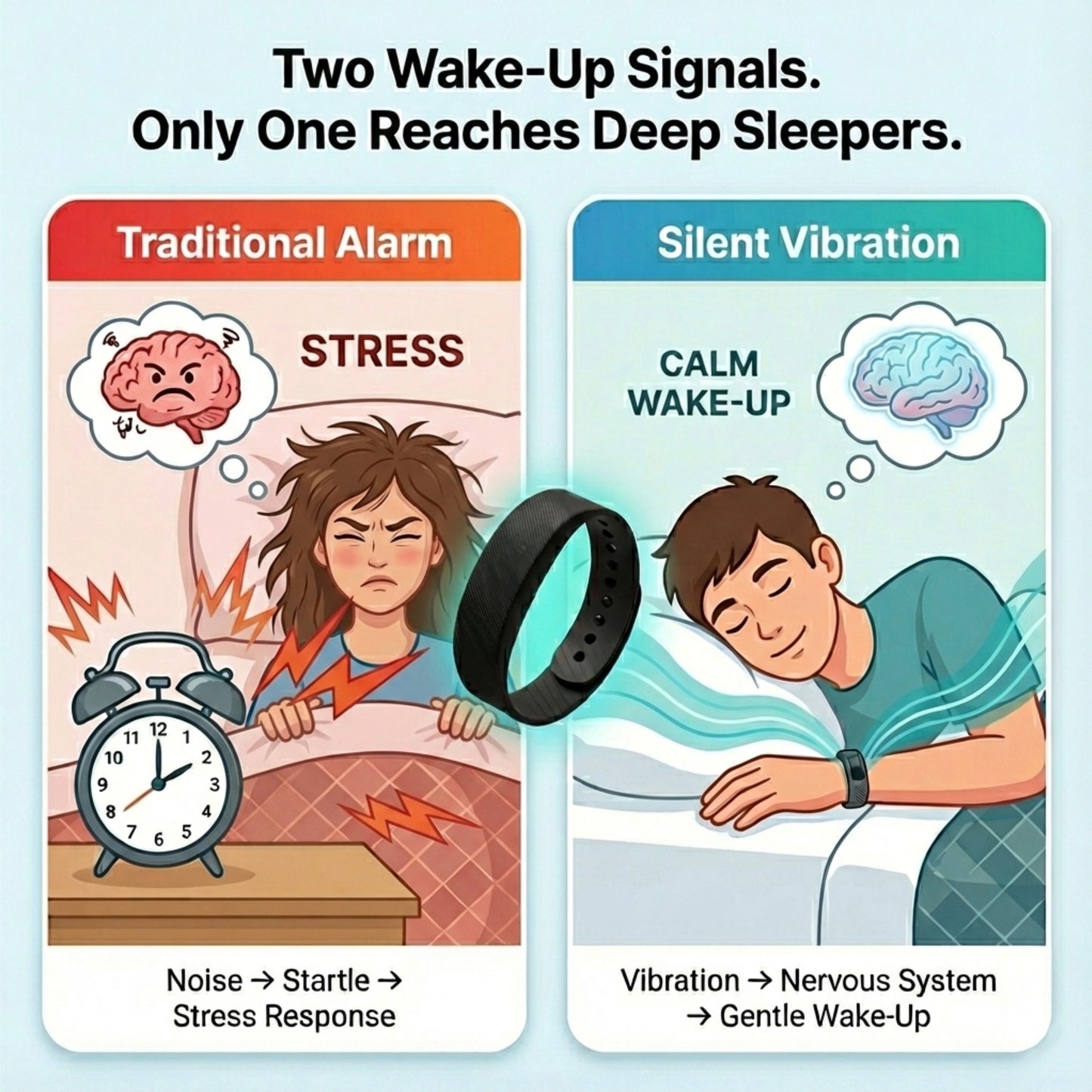 Wake Up Alarm Band For Teens