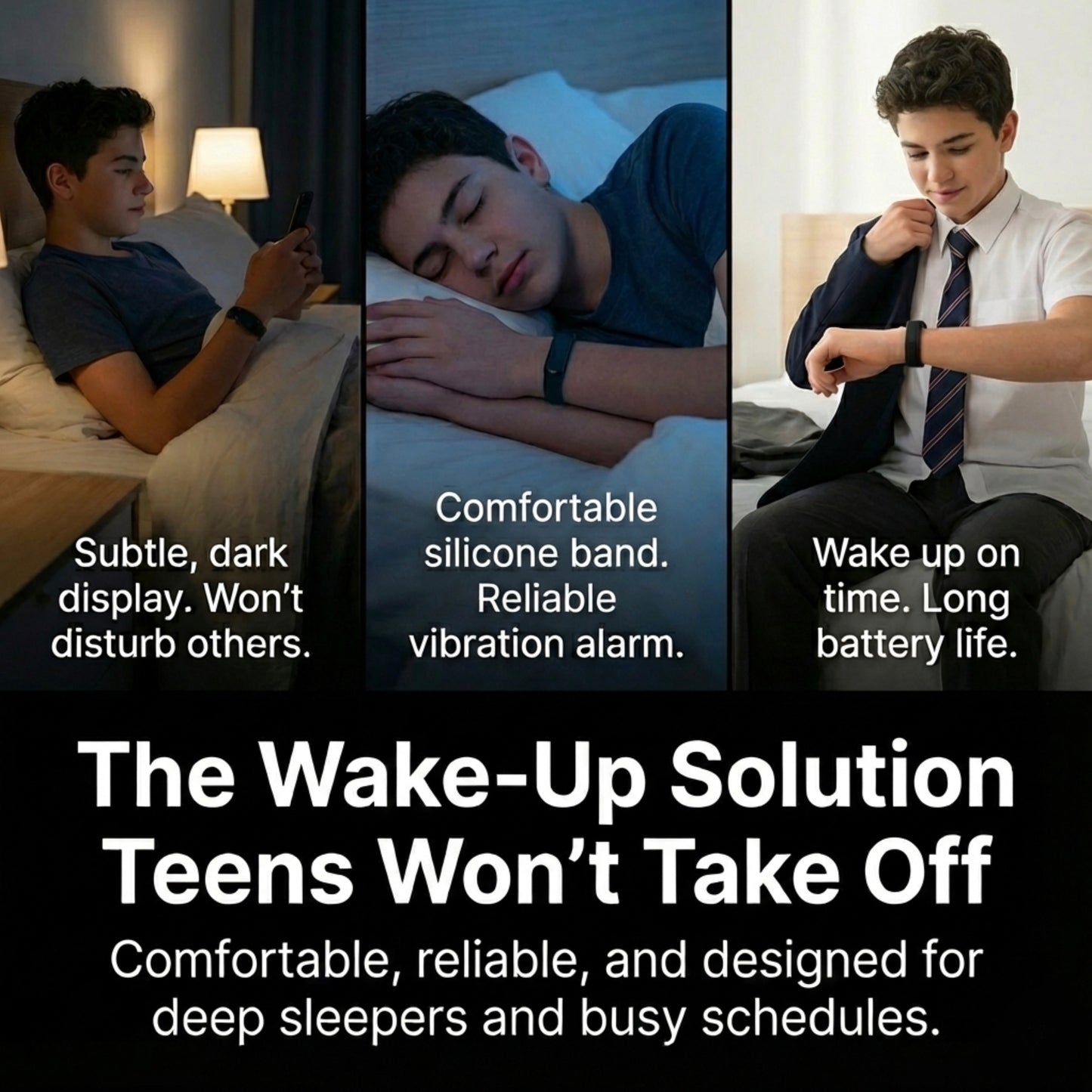 Wake Up Alarm Band For Teens