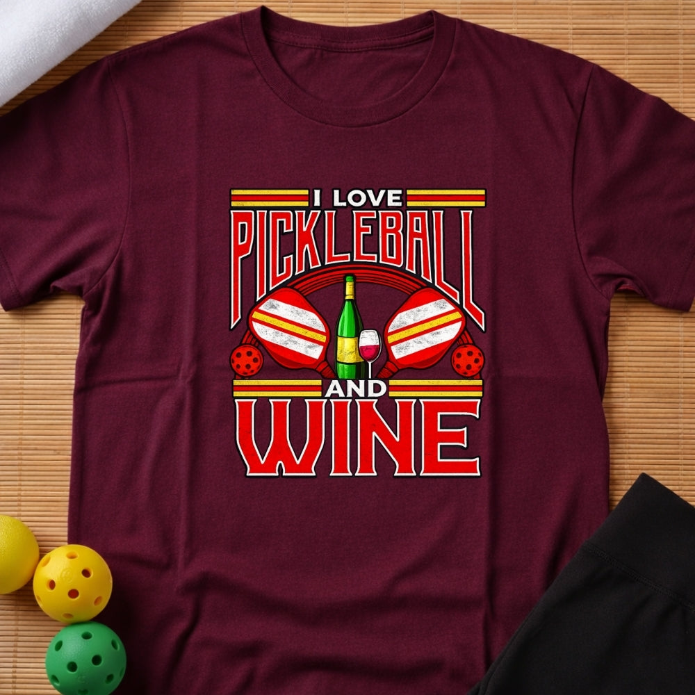 Pickleball And Wine T-Shirt