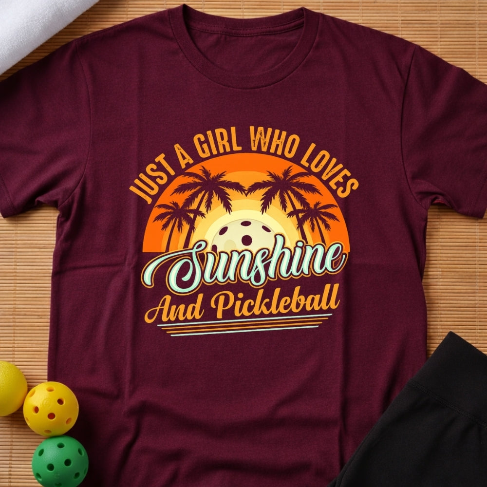 Sunshine & Pickleball T-Shirt