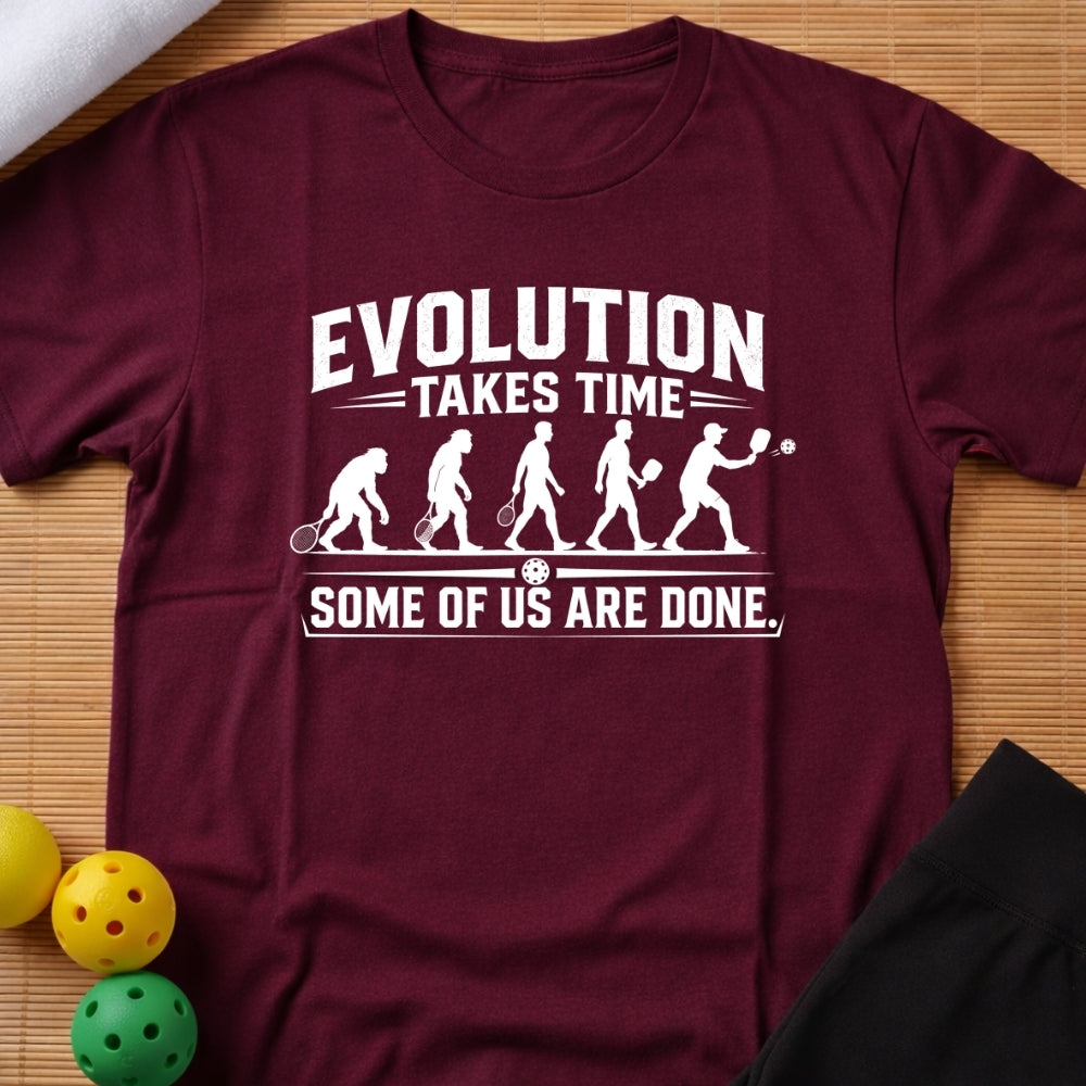 Funny Evolution Pickleball Shirt