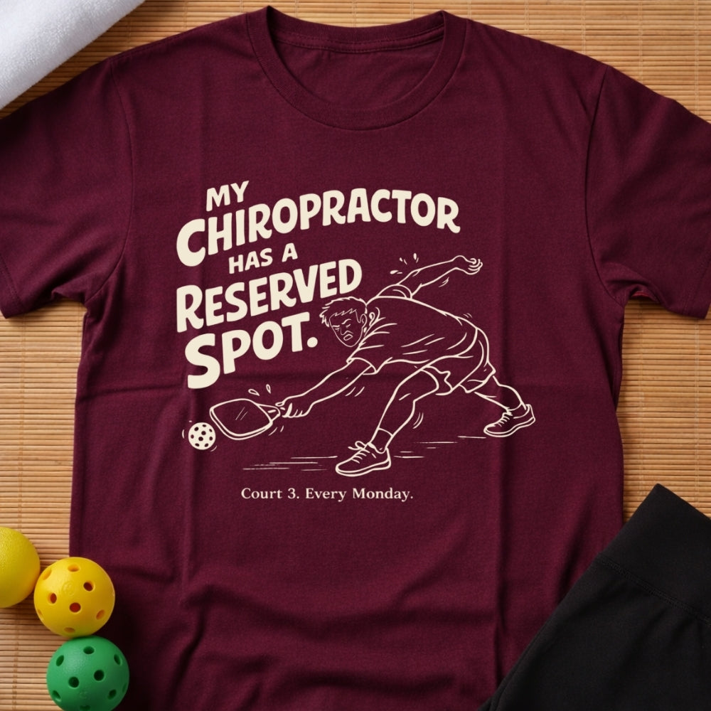 Chiropractor Pickleball T-Shirt