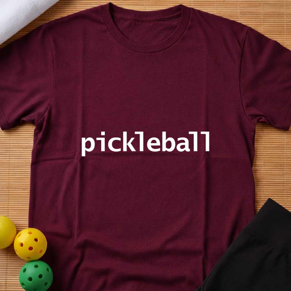 Minimalistic Pickleball T-Shirt