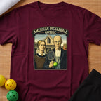 American Pickleball Gothic T-Shirt