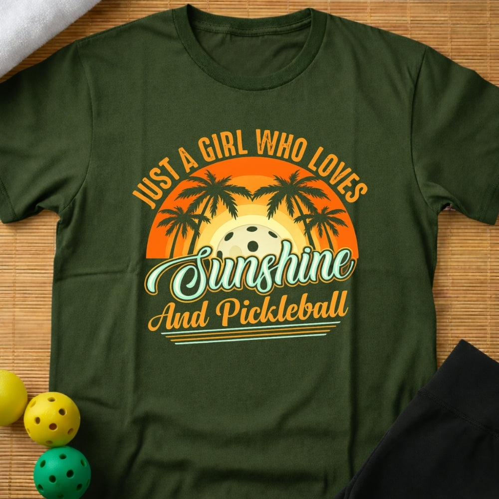 Sunshine & Pickleball T-Shirt