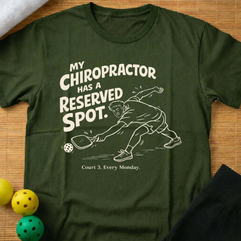 Chiropractor Pickleball T-Shirt