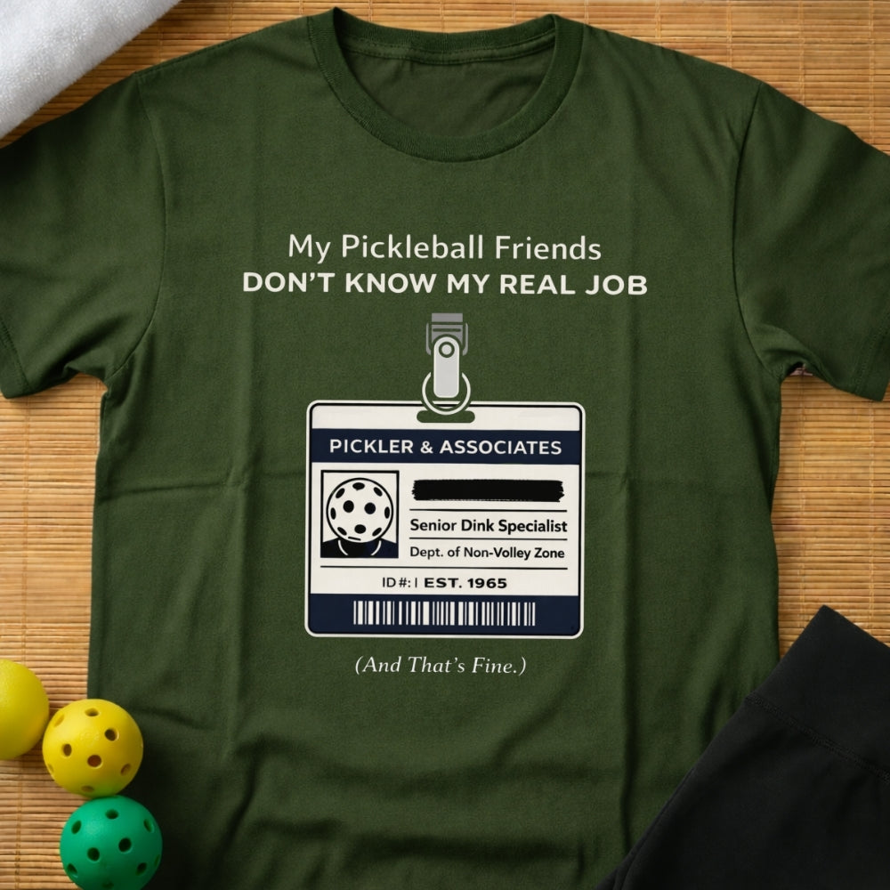 Real Job Pickleball T-Shirt