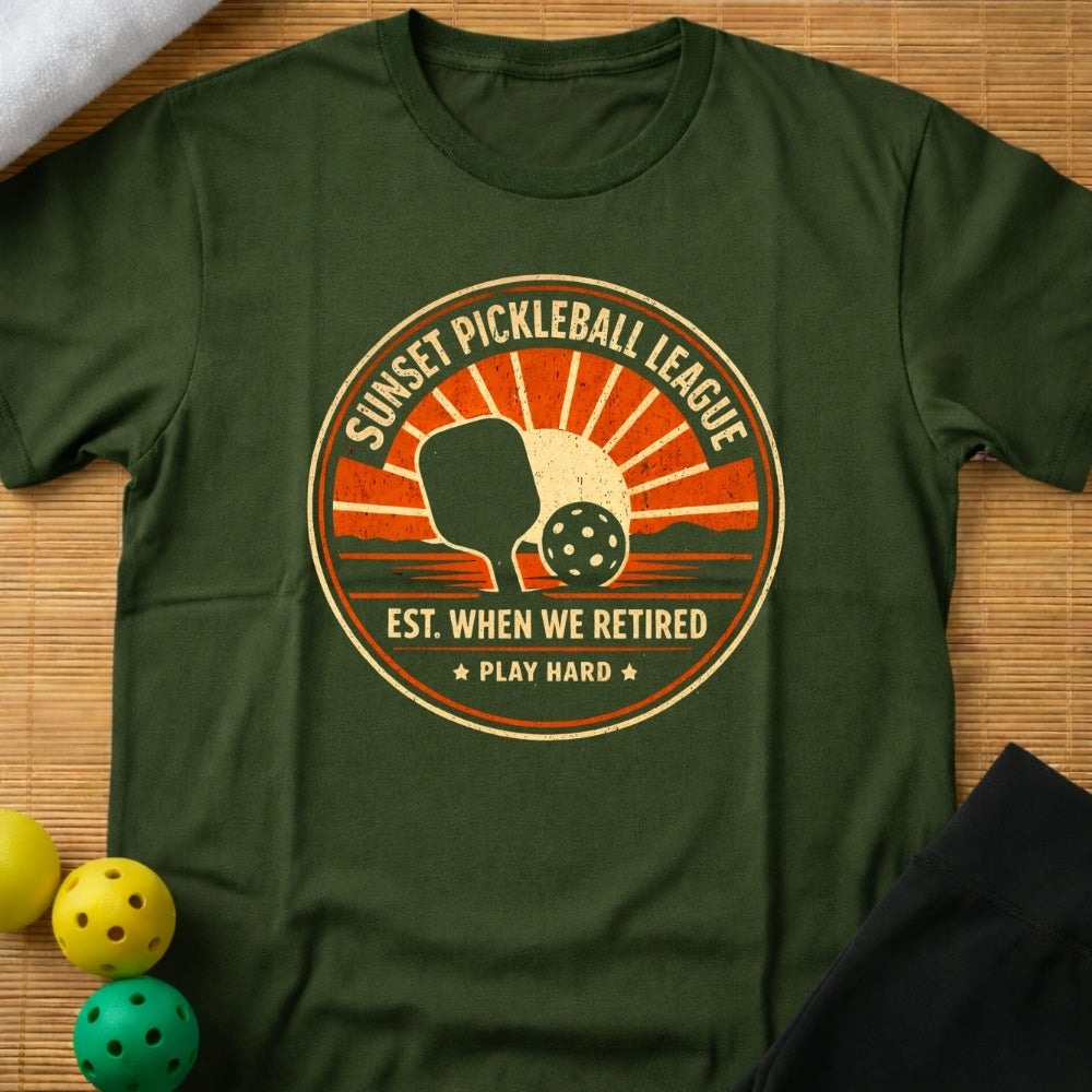 Sunset Pickleball League Shirt