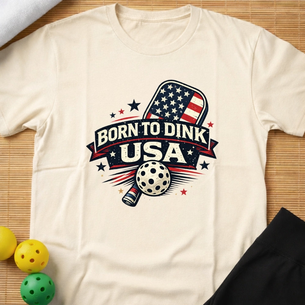 Born To Dink USA T-Shirt