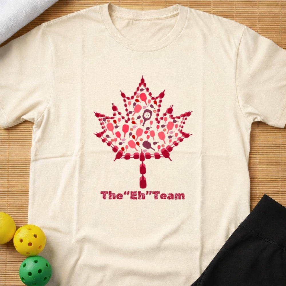 Canadian Maple Leaf Pickleball T-Shirt