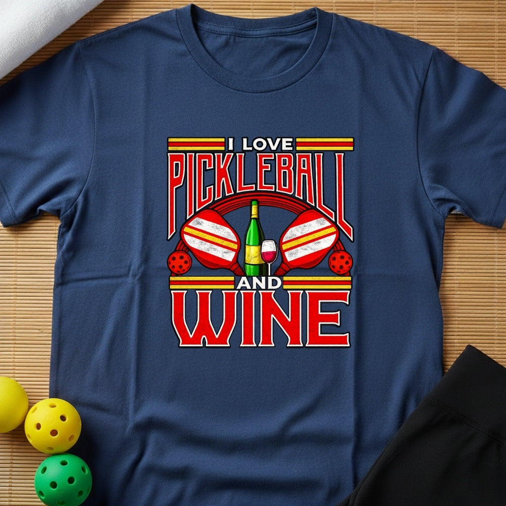 Pickleball And Wine T-Shirt