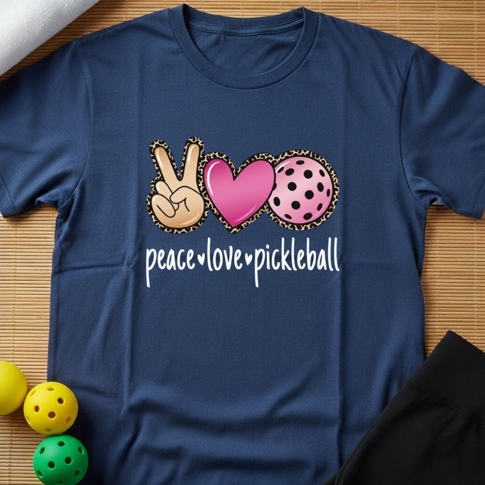 Peace Love Pickleball T-Shirt