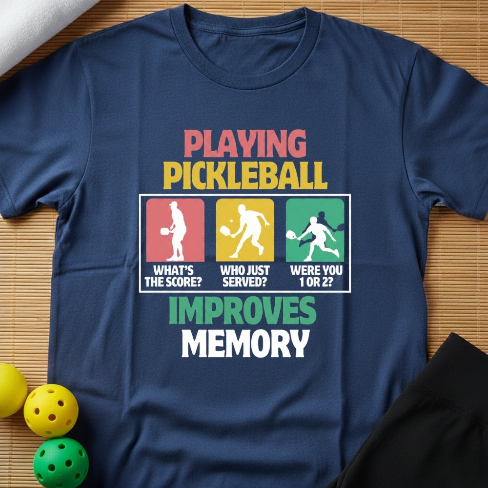 Improves Memory Pickleball T-Shirt