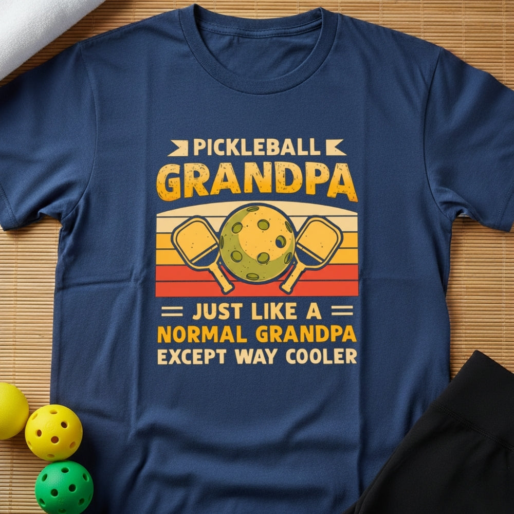 Cool Pickleball Grandpa T-Shirt