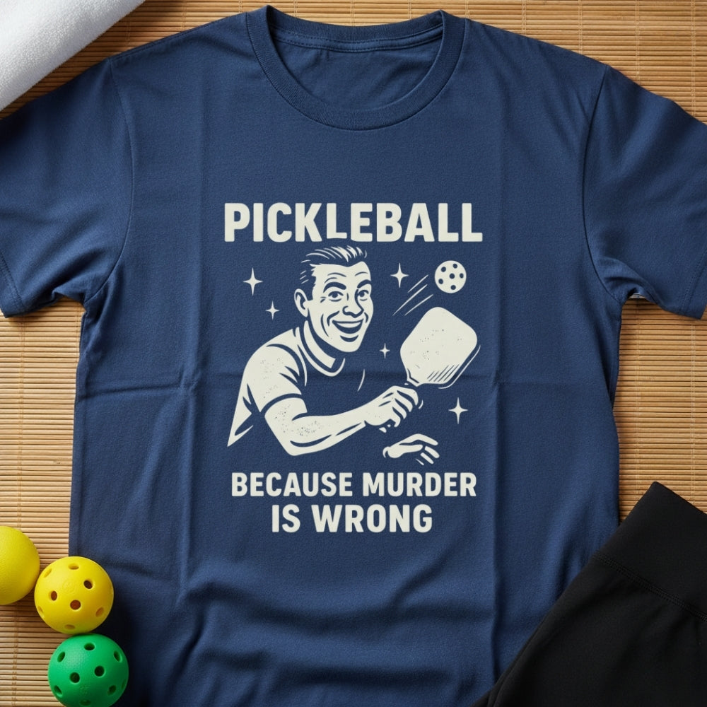 Funny Murder Is Wrong T-Shirt