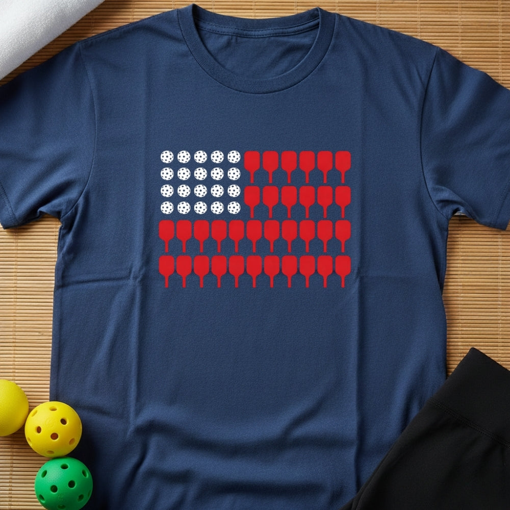 Pickleball Flag T-Shirt