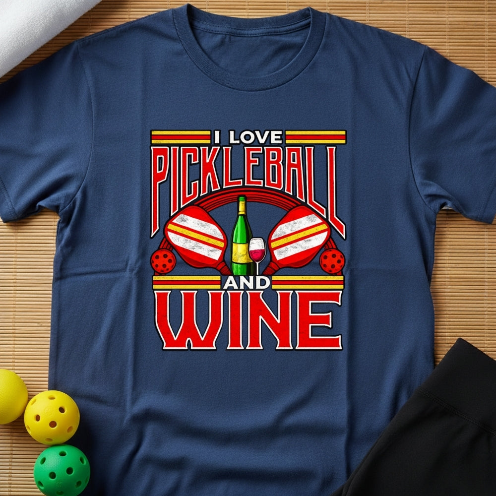 Pickleball Wine T-Shirt