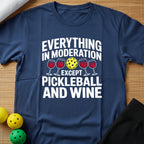 Wine & Pickleball T-Shirt