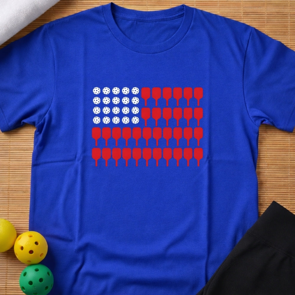 Pickleball Flag T-Shirt