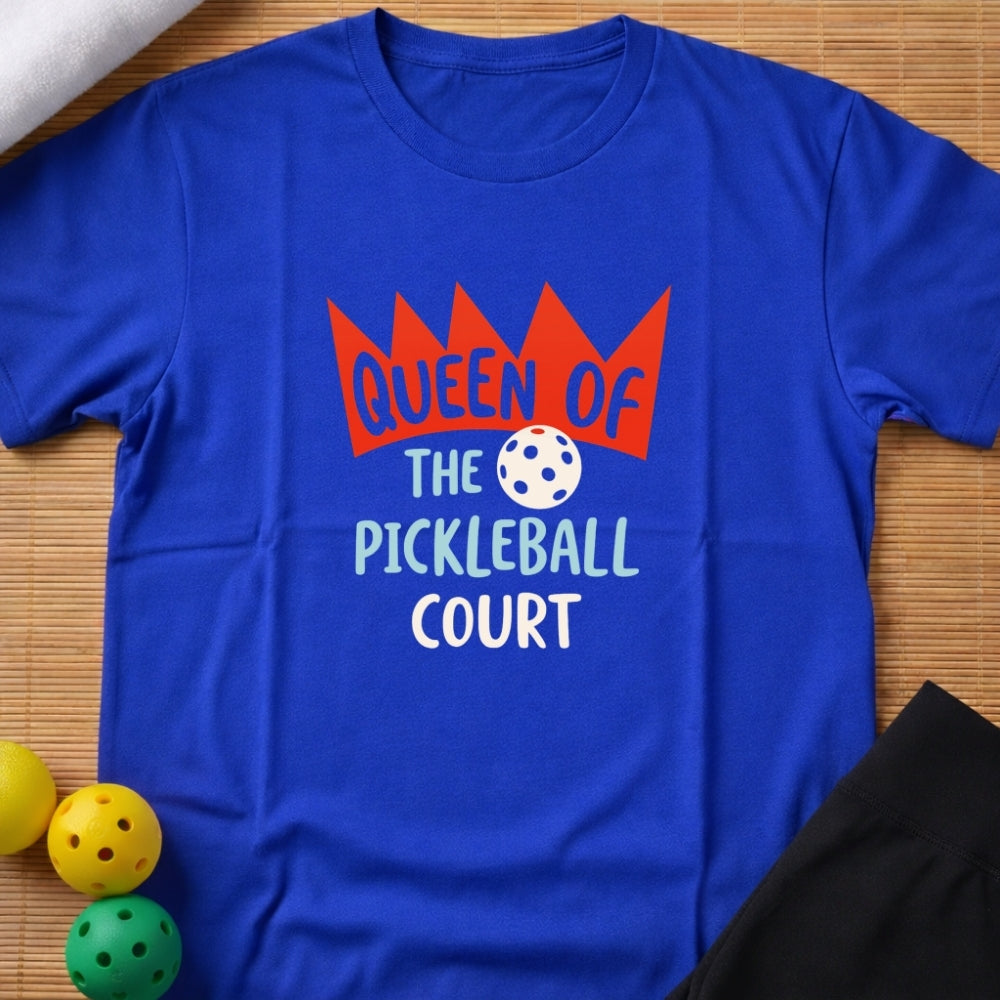 Funny Women's Queen Of Pickleball T-Shirt