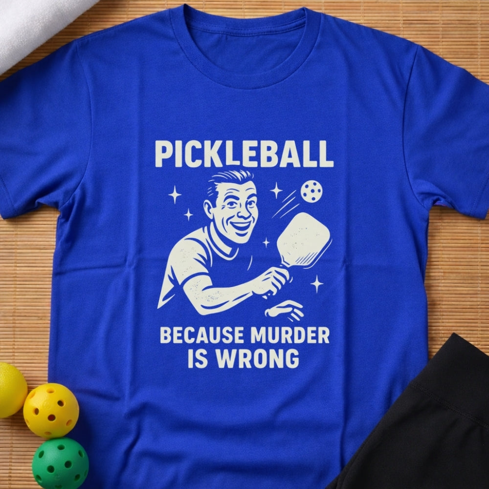 Funny Murder Is Wrong T-Shirt