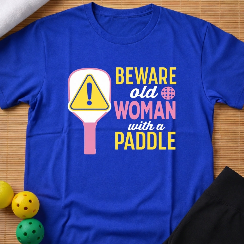 Old Woman Paddle T-Shirt