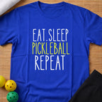 Eat Sleep Pickleball Repeat T-Shirt