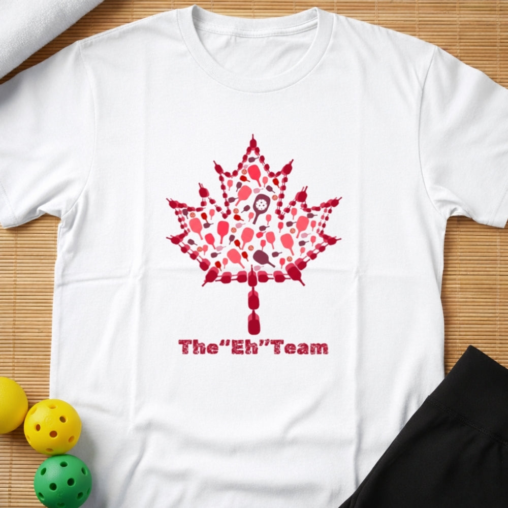 Canadian Maple Leaf Pickleball T-Shirt