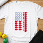 Pickleball American Flag T-Shirt