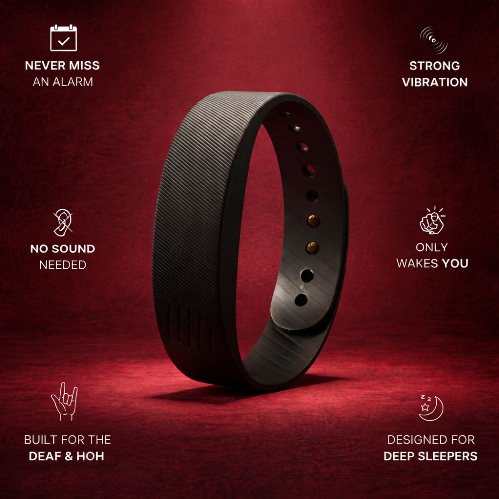 Silent Vibrating Alarm Band